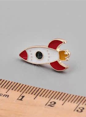 Handmade Drip Oil Accessories Fashion Multicolour Rocket Bro