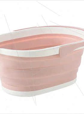 Portable folding car wash bucket household large mop bucket