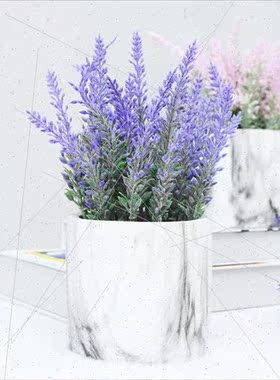 Home decorations living room lavender simulation flowers mar