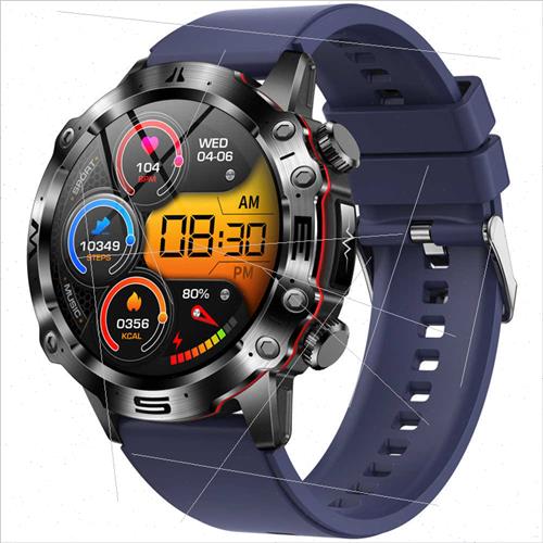 ET482 Smart Watch Outdoor Sports AMOLDE HD ECG Bluetooth Cal - 图2