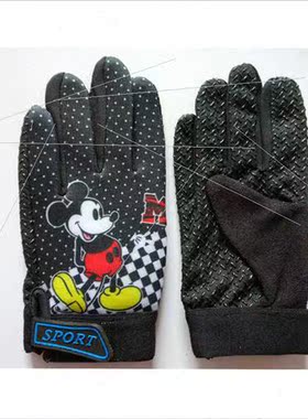 Children gloves outdoor sports warm -slip full-finger autumn