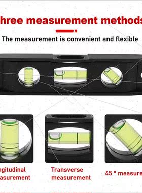 Torpedo Ruler with Magnetic Measuring Level Balance Ruler 6