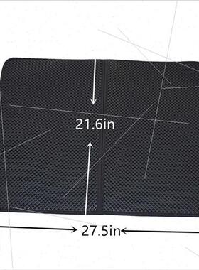 EVA Double tter Mat Medium Diamond Hole Cat Toilet Foot Mat