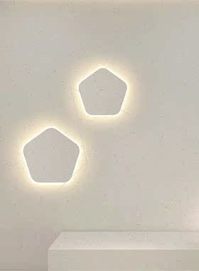 Geometric whe wall lamp led living room simple modern bedroo