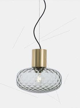 Scandinavian art single head bar chandelier designer modern