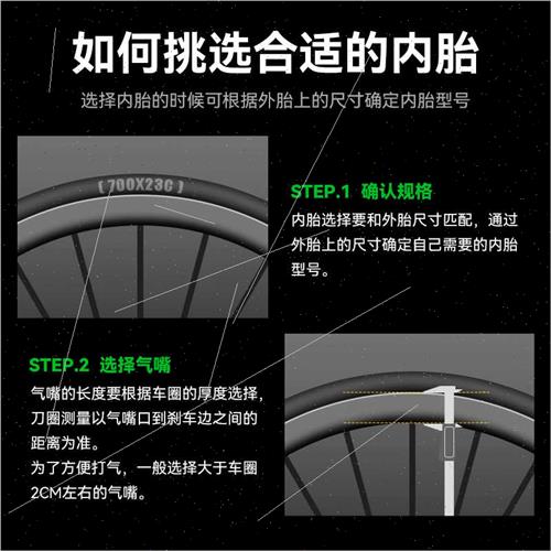 Bicycle TubesRoad Bike Tires 700C/23 25 28 35 Presta Schrade-图1