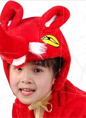 Cunning Fox Cartoon Permance Costume Red Fox Dance Clothes K
