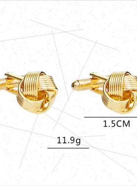 Jewelry twisted cufflinks cufflinks openwork cufflinks men s