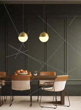 Modern simple creative magic beans restaurant chandelier Sca