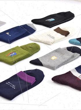 Autumn winter new ins colorful men socks casual breathable s