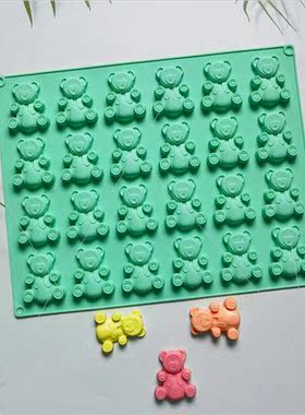 24 Pack Bears 123 Chocolate licone Mold Dessert Mold Kchen B