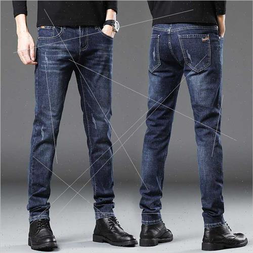 Stch casual small foot trousers autumn winter padded thicken - 图0