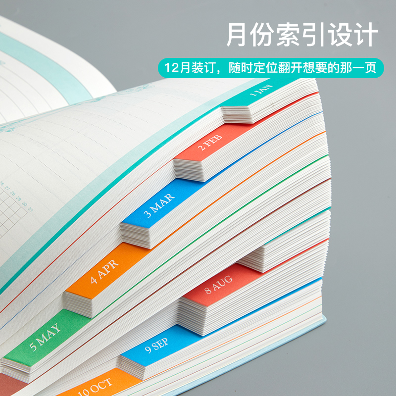 2024年日程本计划表笔记本子日历记事本商务办公365天工作学习时间管理加厚每日一页效率手册私人日记本定制 - 图3