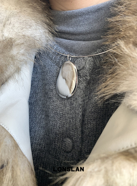 LONSLANACC吊坠帅气环形项圈