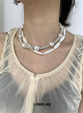 LONSLANACC法式珍珠项链