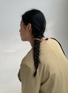 acc复古树脂百搭香蕉夹后脑勺