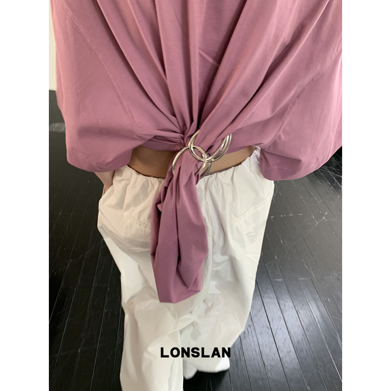 LONSLAN ACC 2025ss个性异形金属气质鲨鱼夹百搭发卡 - 图1