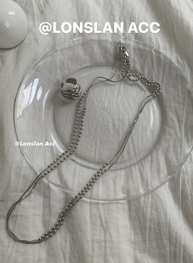 LonslanAcc串珠多层细跟项链