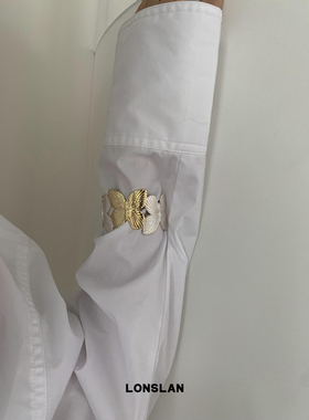 LONSLANACC花朵金银拼接手镯