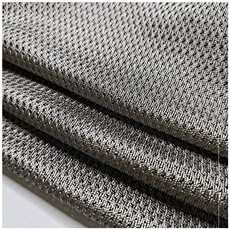 Функциональные ткани 加银网布厚纤维针射面料防辐织布料防护服窗帘透y气抗氧化布