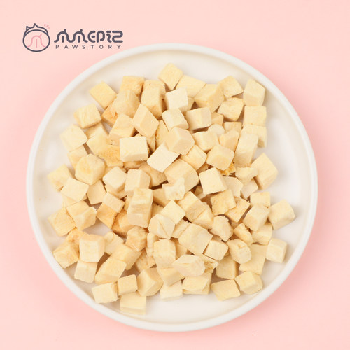 爪爪印记 冻干猫零食 犬零食鸡肉桶鸡胸肉高蛋白宠物零食桶500g - 图3