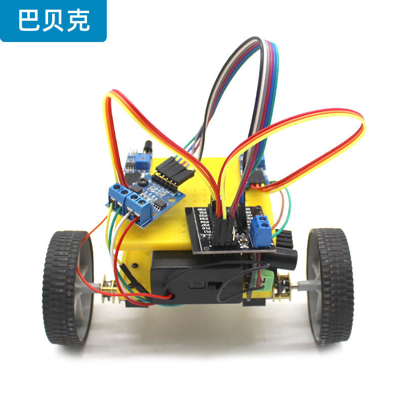 7575型n20智能小车单片机两驱玩具 巴贝克电子专用材料