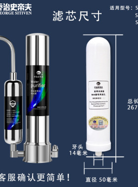 乔治史帝夫净水器原装陶瓷滤芯