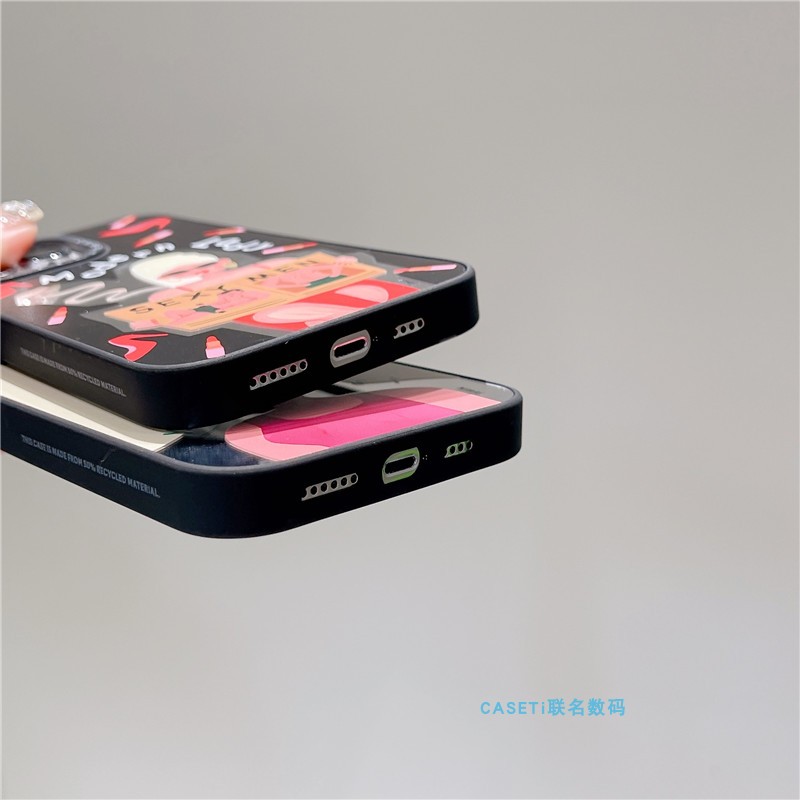 CASETi镜面摩登女郎十元尼美联名15Pro适用iPhone13ProMax苹果14Pro网红时尚女人潮牌手机壳12防摔保护14硬壳-图2