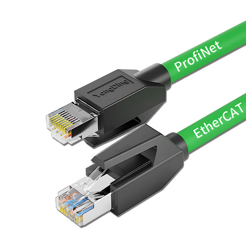 永定超六类千兆工业成品网线Profinet伺服EtherCat6A双屏蔽高柔性 - 图3