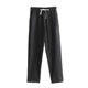 ພາກຮຽນ spring ແລະ summer ຮູບແບບໃຫມ່ວ່າງ linen pants ບາດເຈັບແລະ