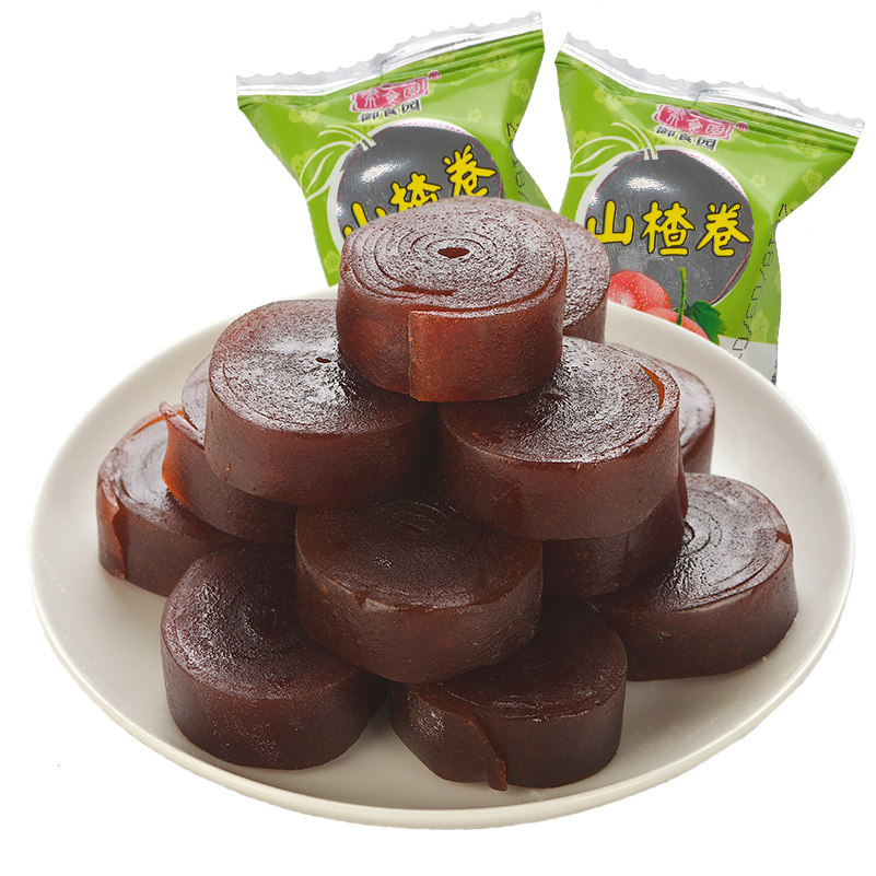 御食园山楂卷500g北京特产丝美食 御食园泽浩通山楂类制品