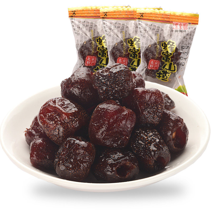 御食园蜂蜜山楂500g北京特产果干 御食园泽浩通山楂类制品