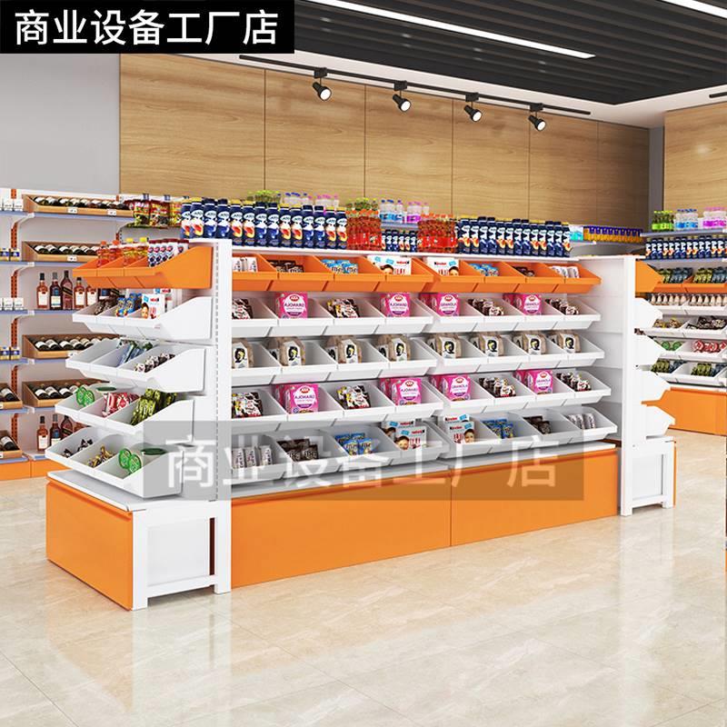 网红零食有鸣同款货架超市便利店散装散称小食品展示架商店置物架