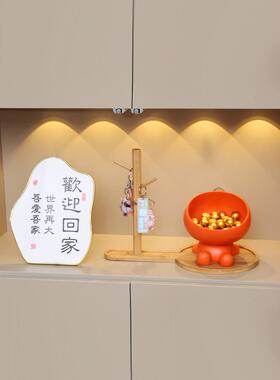 石狮如意石狮入口钥匙储物架家居钥匙储物架糖果盘装饰