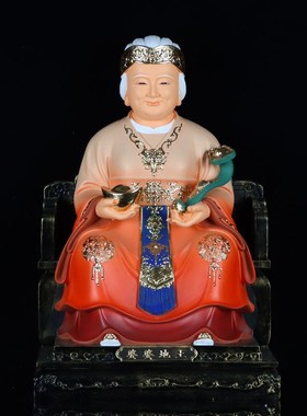 速发神地公土地婆 树像脂土地爷奶佛像福德正神财土居家中式人物