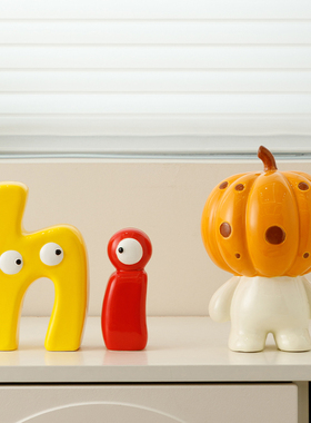 南瓜丸酒柜装饰品摆件客厅电视柜家居摆设样板房软装乔迁新居礼物