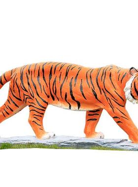 大型玻璃钢雕塑工艺品仿真老虎摆件东北虎户外庭院花园林景观装饰