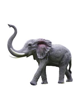 售楼部户外仿真大象雕塑景区庭院草坪商场门口河马骆驼动物大摆件