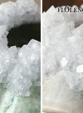 中古风窑变釉陶瓷雪顶火山收纳罐
