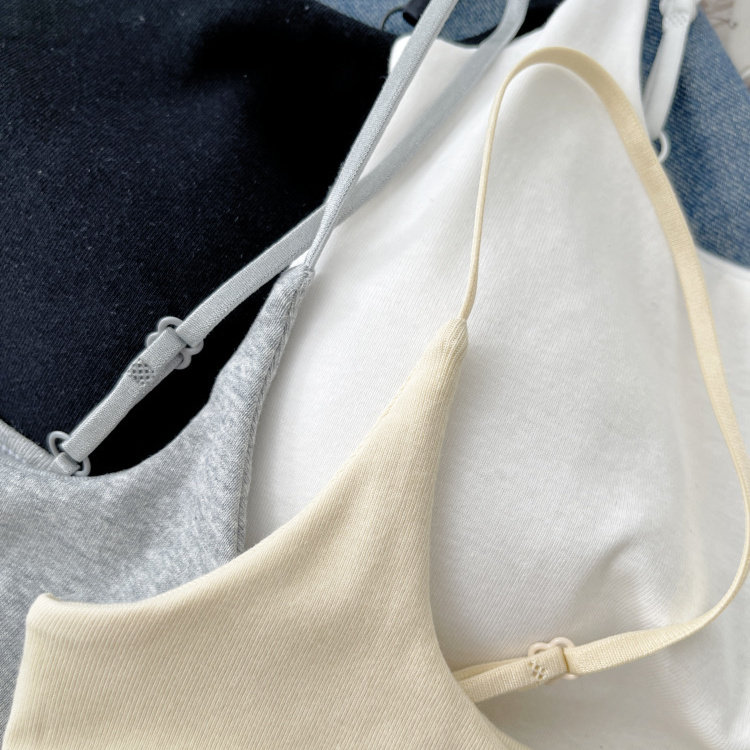 纯棉甜辣美背吊带背心女内搭外穿带胸垫细肩带设计感修身显瘦上衣,淘宝优惠券,粉丝福利购,淘宝优惠卷