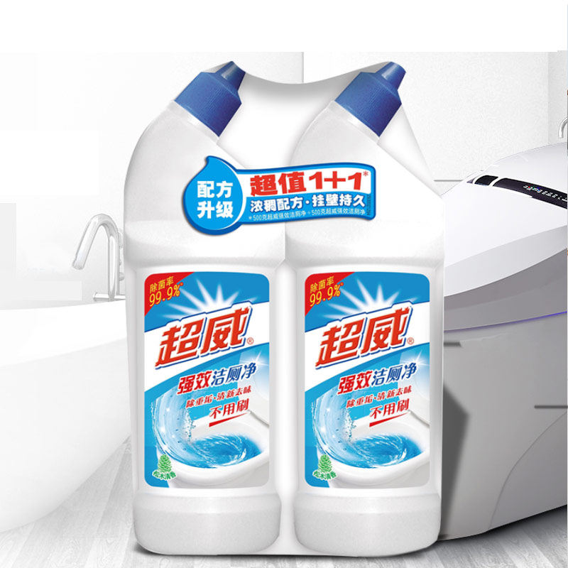 超威液马桶厕所除臭香味强力洁厕灵 立信居家日用马桶清洁剂/洁厕剂