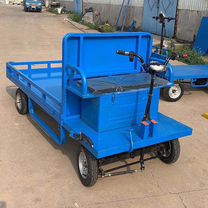 电动四轮平板车载重500公斤1吨三轮平板车厂区仓库运输电动车,淘宝优惠券,粉丝福利购,淘宝优惠卷