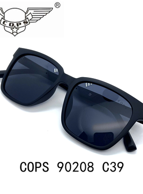 COPS新款墨镜男款偏光太阳镜特蟼品牌钓鱼大脸男90208
