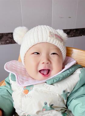 婴儿帽子秋冬季胎保暖新生初小月