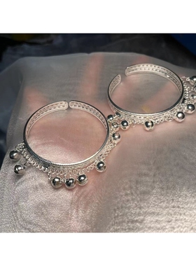 手臂饰品苗族银饰手链舞蹈服装铃