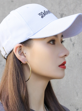 可爱潮牌显脸小春秋甜美棒球帽