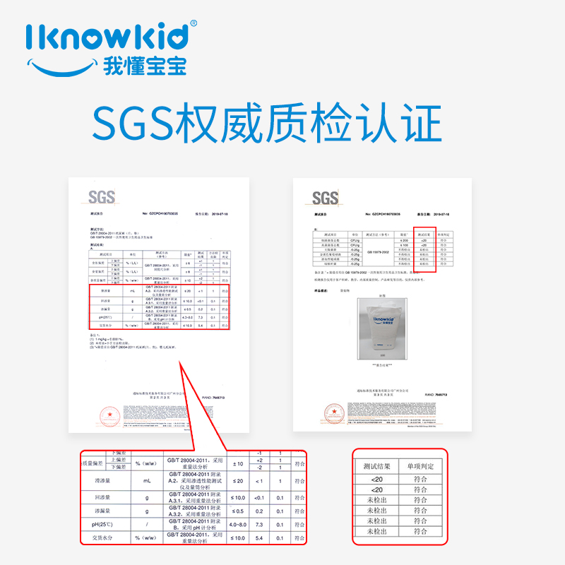 我懂宝宝轻薄纸尿裤试用装NB码5片S/M/L/XXL新生婴儿尿不湿透气柔-图3