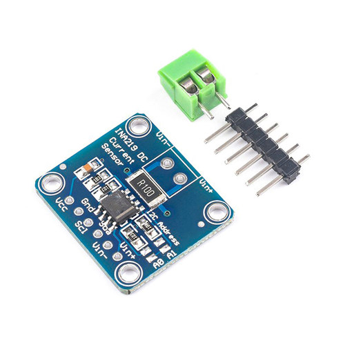 MCU-219 INA219 I2C 接口零漂移 双向电流／电源监控传感器模块 - 图0