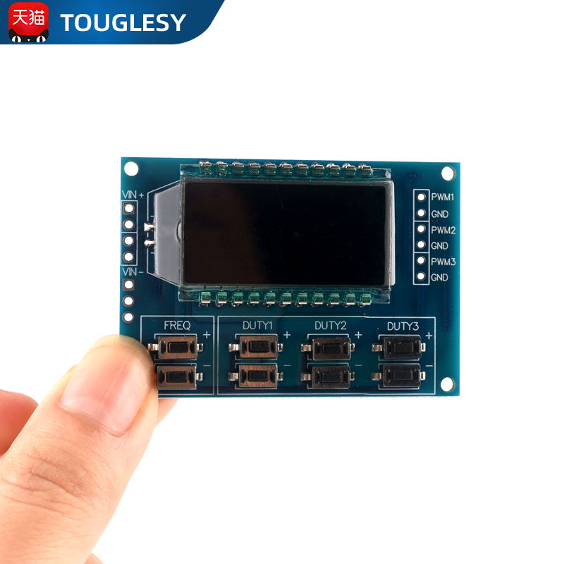 PWM脉冲频率占空比可调 模块方波矩形波信号发生器信号XY-LPWM