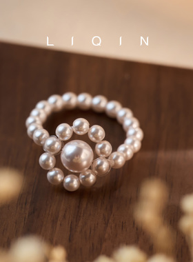 曼塔紫珠太阳花戒指简约百搭指环时尚